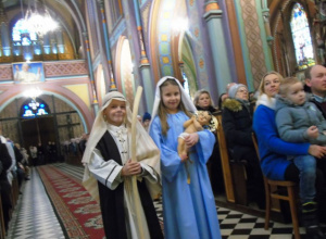 Jasełka bożonarodzeniowa w Kościele Parafialnym w Gorzkowicach