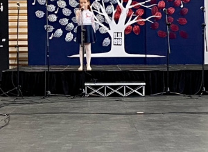 Udział w Przeglądzie Piosenki Patriotycznej w Szkole Podstawowej w Wolborzu