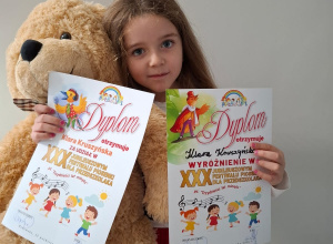 Sukces naszych przedszkolaków w XXX Jubileuszowym Festiwalu Piosenki dla Przedszkolaka w Radomsku.