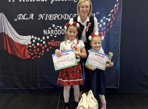 Udział naszych przedszkolaków z Przedszkola Samorządowego w Gorzkowicach w konkursie wokalnym „Dla Niepodległej” w Gomunicach.