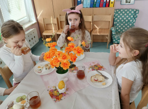 Uroczyste ŚNIADANIE WIELKANOCNE w naszym przedszkolu